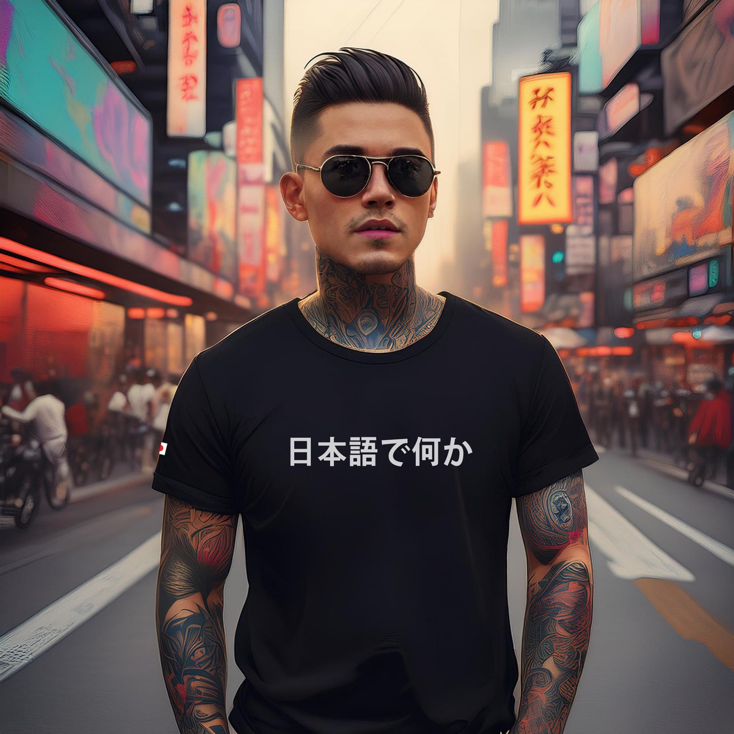 Something in Japanese Logo T-Shirt