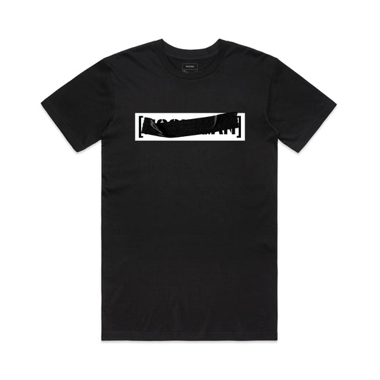 FPOTBD Black unisex crew neck t-shirt with Censored Censor graphic on chest.